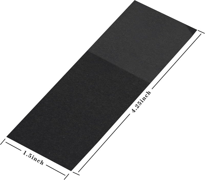 Germiwipe Napkin Bands,Paper Napkin Rings Self Adhesive,Silverware Wraps Bands (Black - 500pcs) - Image 2