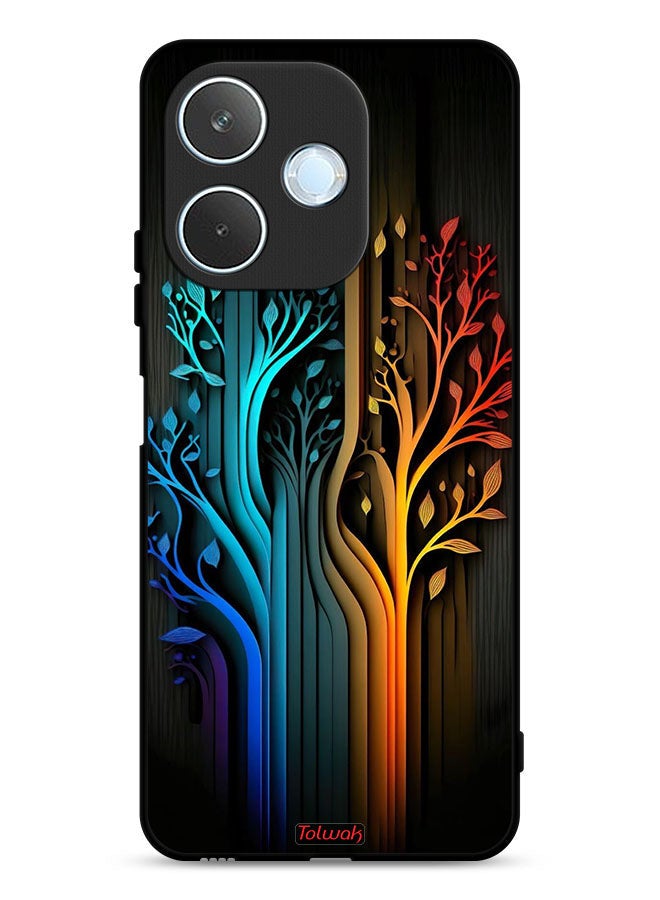 Tolwak Oppo A5 Pro Protective Case Cover Tree Leaves Art - Image 1