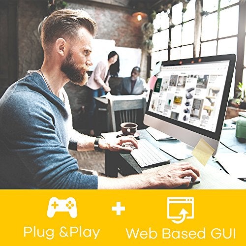 Zyxel 8 Port Gigabit Web Managed Switch | Plug & Play | Supports VLAN, QoS, IGMP & LAG | Fanless [GS1200-8] - Image 5