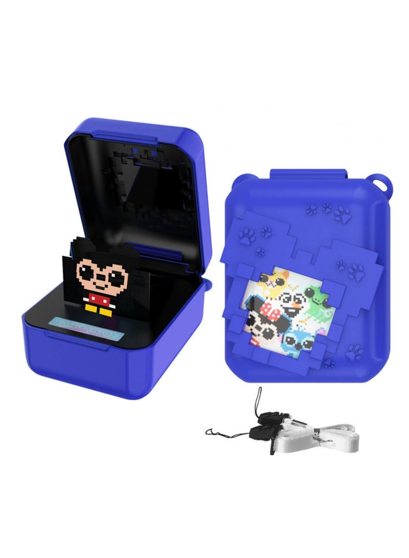 For Bitzee 2th Game Console Protective Case Soft Silicone Full Coverage Waterproof Carry Bag With Lanyard for Kids and Adults Shockproof Anti Fall Durable Protective Cover  - Image 1