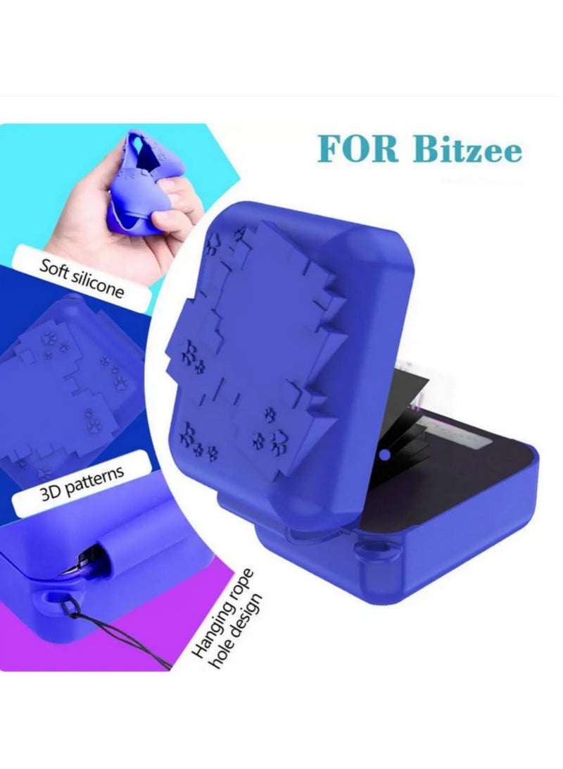 For Bitzee 2th Game Console Protective Case Soft Silicone Full Coverage Waterproof Carry Bag With Lanyard for Kids and Adults Shockproof Anti Fall Durable Protective Cover  - Image 2