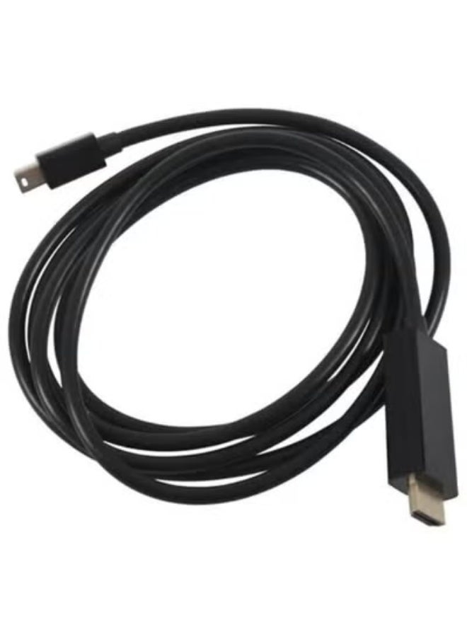 كابل محول من ميني ديسبلاي بورت إلى HDMI – بطول 3 متر – توصيل بجودة عالية للشاشات والبروجكتور وأجهزة اللاب توب - Image 1