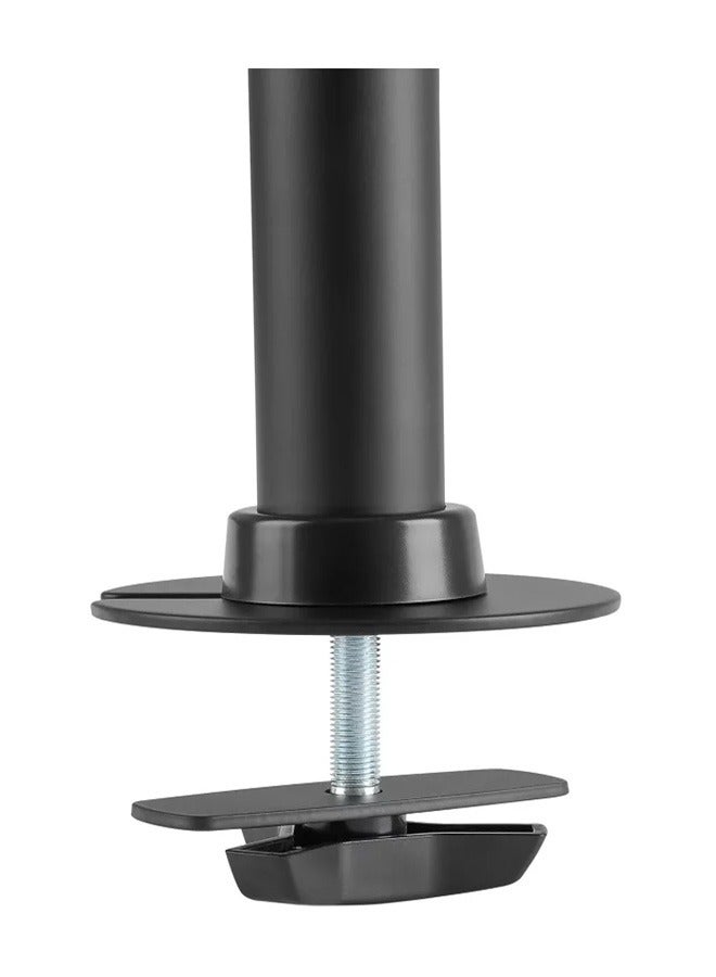 Skill Tech Skilltech SH C048 Quad 4 Monitor Articulating Desk Mount for 13"-27" Screens | Full Motion Tilt/Swivel | Economy VESA Arm | Clamp Install - Image 2