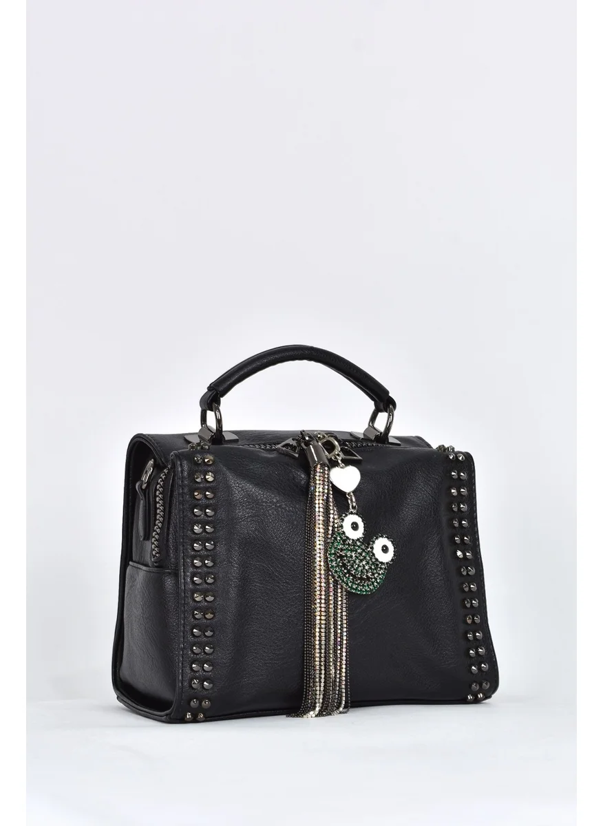 ايلاتي Women's Soft Leather Daily Shoulder Strap Hand Bag Black 17350