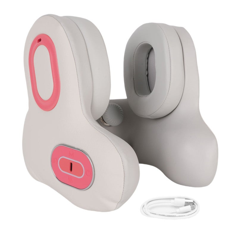 Bluetooth Neck Pillow: U Shaped, 99% Noise Isolation - Heated Function, 1500mAh Battery for Airplane, Car and Travel Use - Image 1