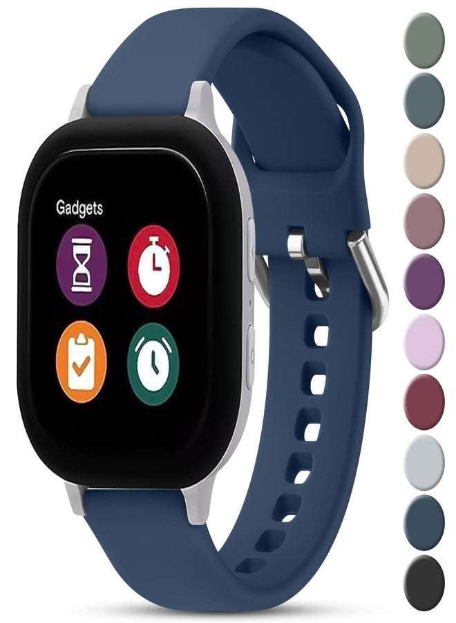 Meliya Silicone Band Replacement for Gizmo Watch 3 2 1/Gabb Watch, 20mm Soft Waterproof Kids Gizmo Watch Band Replacement Gabb Watch Bands for Boys and Girls, Breathable & Washable (Blue) - Image 1