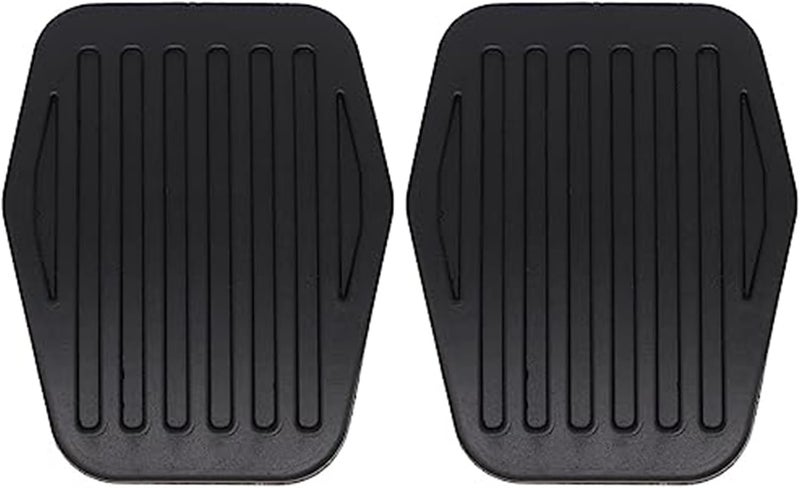 DEMULAX Car Rubber Brake Clutch Foot Pedal Pad Covers - Image 1