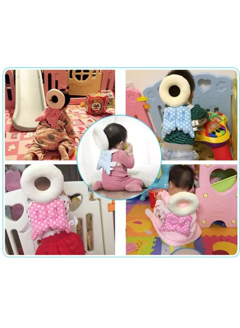 Baby Head Protection, Backpack Anti-Fall Headrest Pad Unicorn Bee Shape Protection Pillow Soft Infant Safety Walkers Protective Cute Adjustable Cap  - Image 4