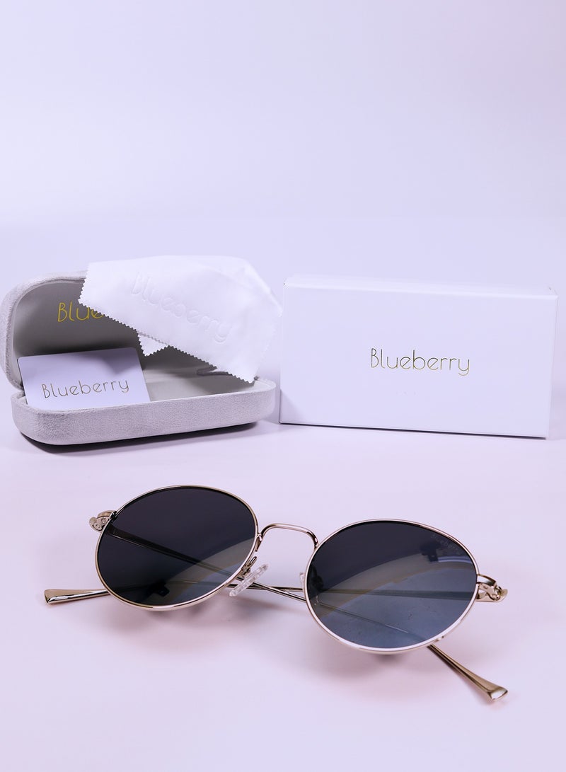 Blueberry sunglasses High quality metal unisex and distinctive lenses that protect from the sun's ultraviolet rays - Image 1