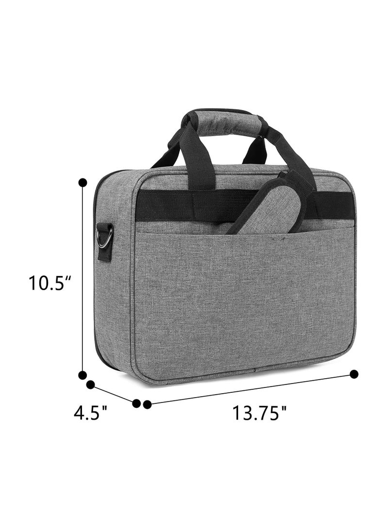 XICEN Projector Bag, Projector Travel Bag ,home AV cable accessory storage bag, crossbody and hand-held, multi-functional and portable (gray) - Image 5