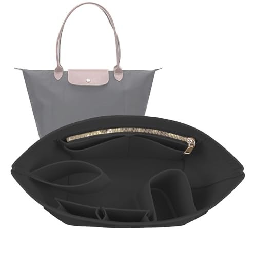 Lckaey bag Organizer Insert for Longchamp Le Pliage Neo Handbags Insert Organizer 1012BLACKM - Image 1