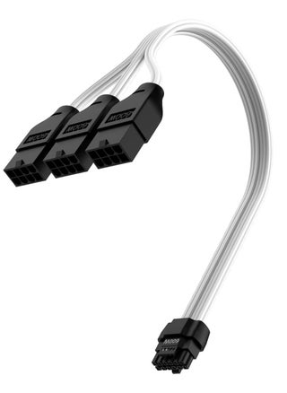 PCIe 5.0 Power Extension Cable, 12VHPWR 600W Gen 5 PSU Adapter, Fits Type-4 PSUs via 3 * 8-pin PCIe to 16pin pin 16AWG Connector for RTX 4090 4080 3090TI 4070Ti Graphics Card GPU 30cm - pzsku/Z377DF39CCE0CE6E31B3EZ/45/_/1730270515/cc5c5a43-cf1f-4790-8c14-71c167b1afae