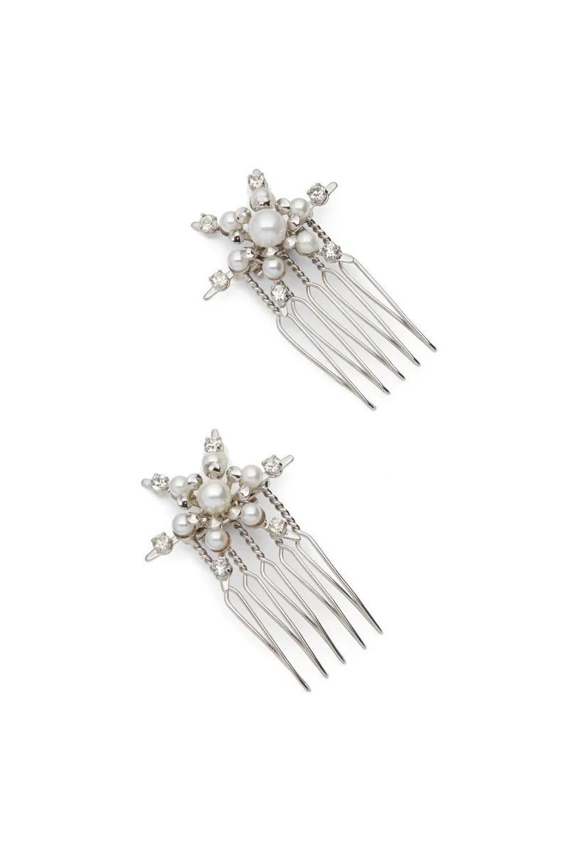 LELET NY Delicate Crystal Hair Pair Comb