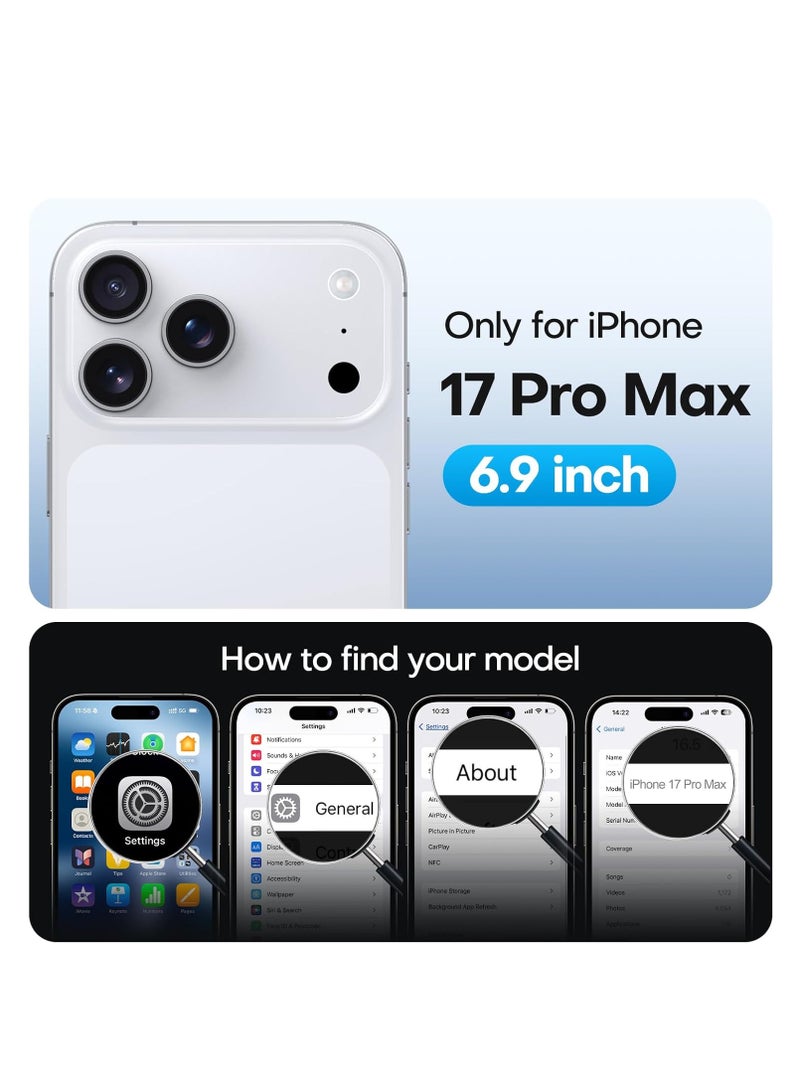 iPhone 17 Pro Max Case Liquid Silicone Silky Soft Touch Cover iPhone 17 Pro Max Full-Body Protection Anti-Scratch Shockproof Phone Case For iPhone 17 Pro Max 6.9-Inch - Image 2