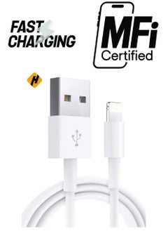 هوها Apple iPhone/iPad الشحن/الشاحن Lightning إلى كابل USB [Apple MFI Certified] iPhone 11/x/8/6s/6/plus/5s/5c/se  - Image 1