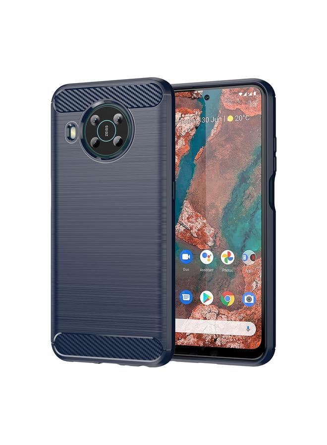 اس-توب جراب لهاتف Nokia X100 مصنوع من ألياف الكربون TPU بملمس ناعم - Image 1