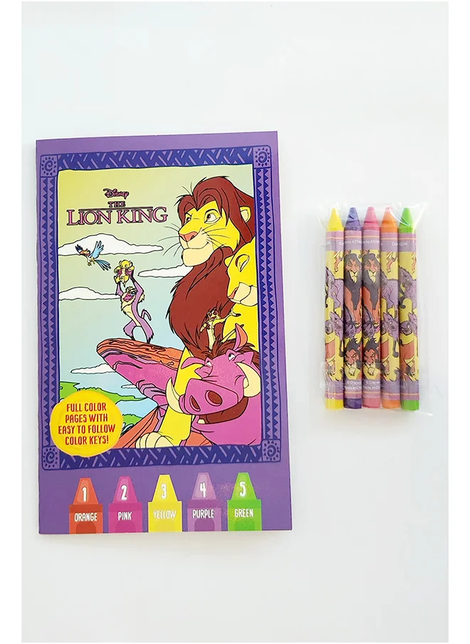 Disney Color by Number Lion King