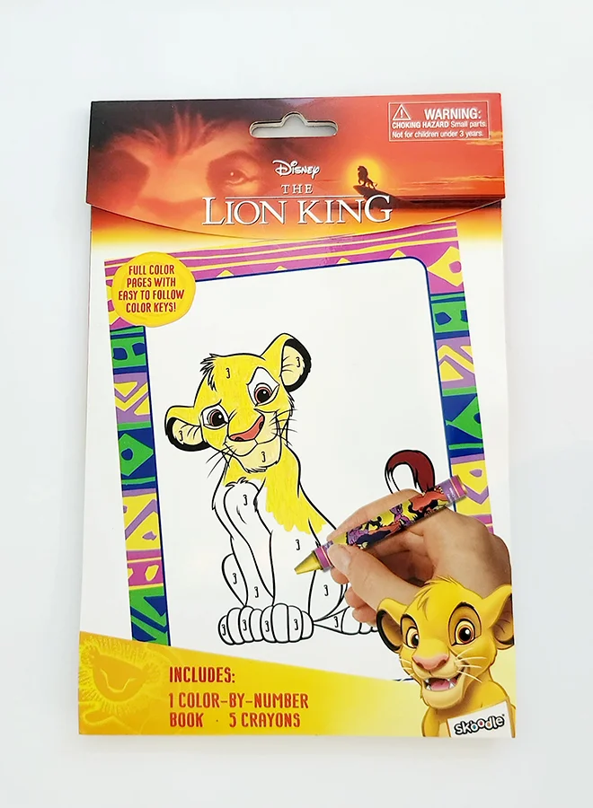 Disney Color by Number Lion King