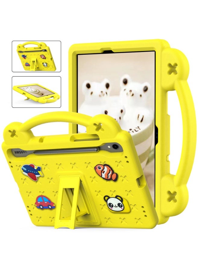 عام غطاء أطفال متوافق مع سامسونج جالاكسي تاب S11 11 بوصة 2025، غلاف واقي خفيف الوزن من إيفا مناسب للأطفال مقاوم للصدمات مع قوس مخفي ومقبض. - Image 1