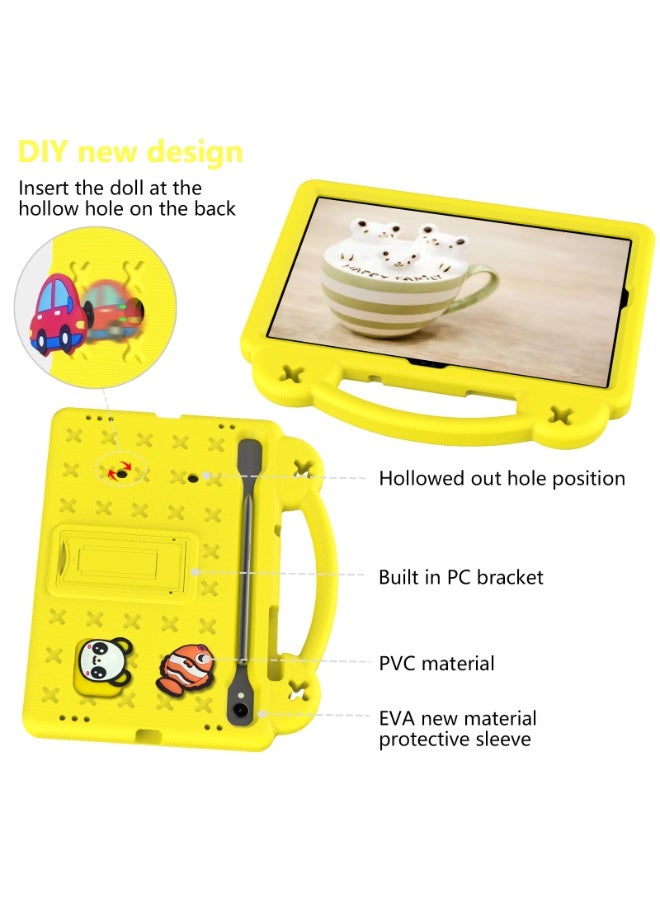 عام غطاء أطفال متوافق مع سامسونج جالاكسي تاب S11 11 بوصة 2025، غلاف واقي خفيف الوزن من إيفا مناسب للأطفال مقاوم للصدمات مع قوس مخفي ومقبض. - Image 5