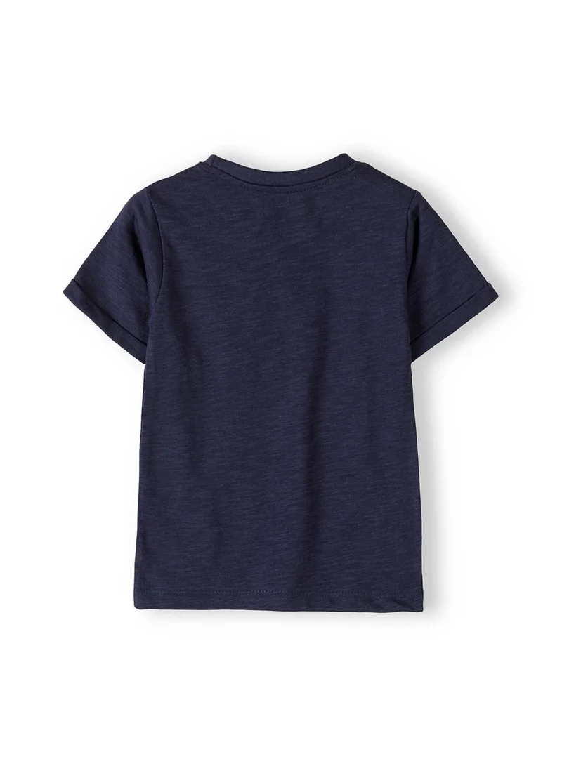 MINOTI Baby Boys T-Shirt and Shorts Set with Stripe Print Detail
