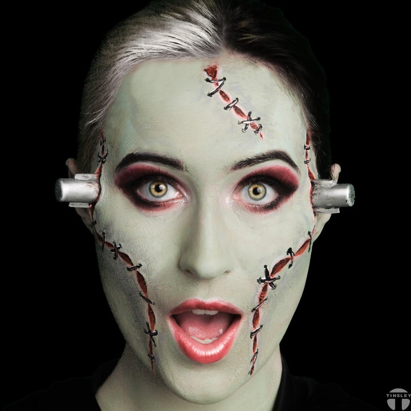 Tinsley Transfers Black Label Latex Bolts - Realistic Special Effects Prosthetic for Cosplay, Halloween, and Film - Reusable Creature Design by Award-Winning Artist - Image 3