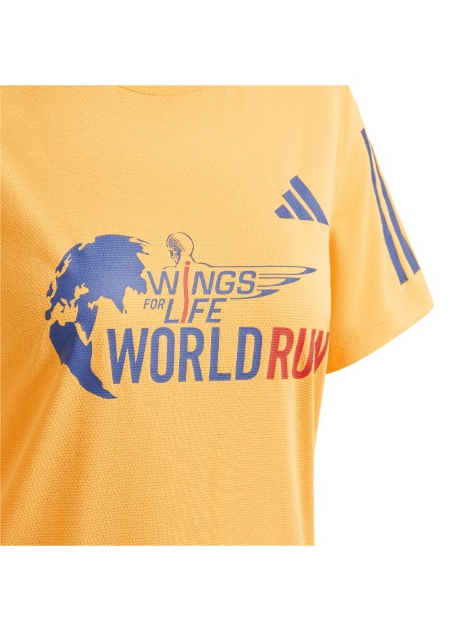 Adidas - Adidas Wfl Event Ss Tw Orange Running T-Shirts For Women Xs - Image 1