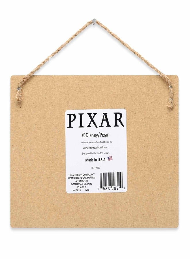 أوبن رود براندز ديكور حائط خشبي معلق بشعار "سيارات ديزني بيكسار" - مرحبًا بكم في رادياتور سبرينغز - لافتة سيارات مرحة لغرفة نوم الأطفال أو غرفة اللعب - Image 3