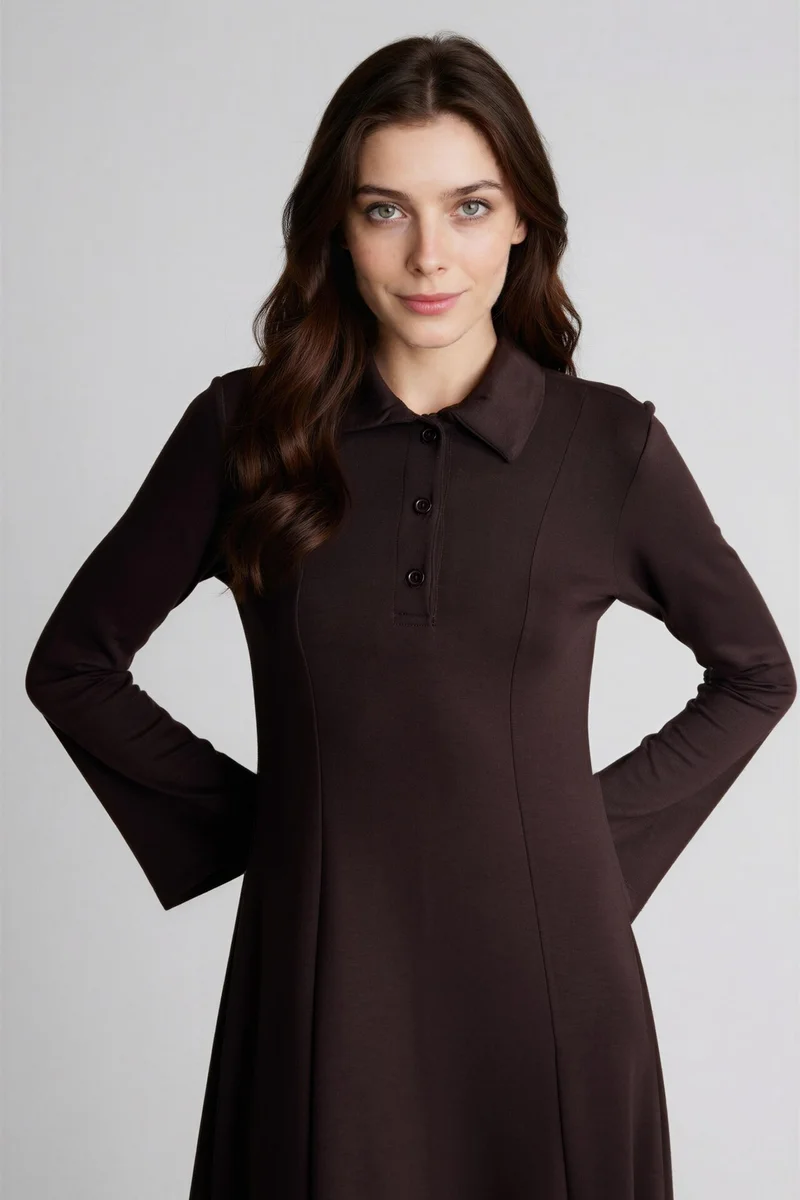 Defacto  A Cut modal Dress for Women | Best Price UAE