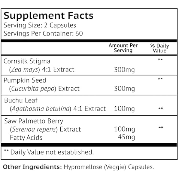 Biolor Stronghold Bladder Control for Men and Women -Supports Healthy Urinary Flow (Already Within Normal Ranges) - 120 Capsules - Image 2