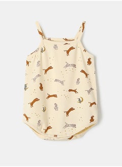 Loquat Summer Thin Jumpsuit Casual Home Wear Newborn Crawl Suit Pajamas 