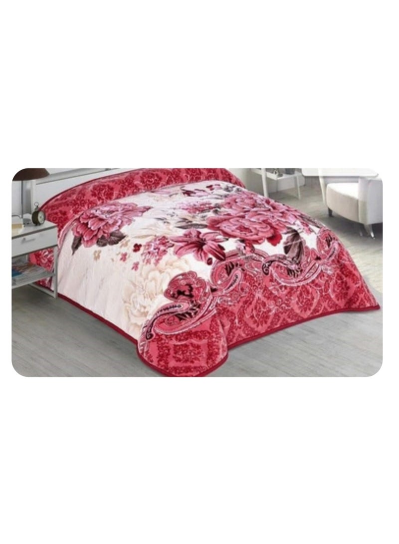 Large bed heating blanket, laser engraved, size 220*240cm