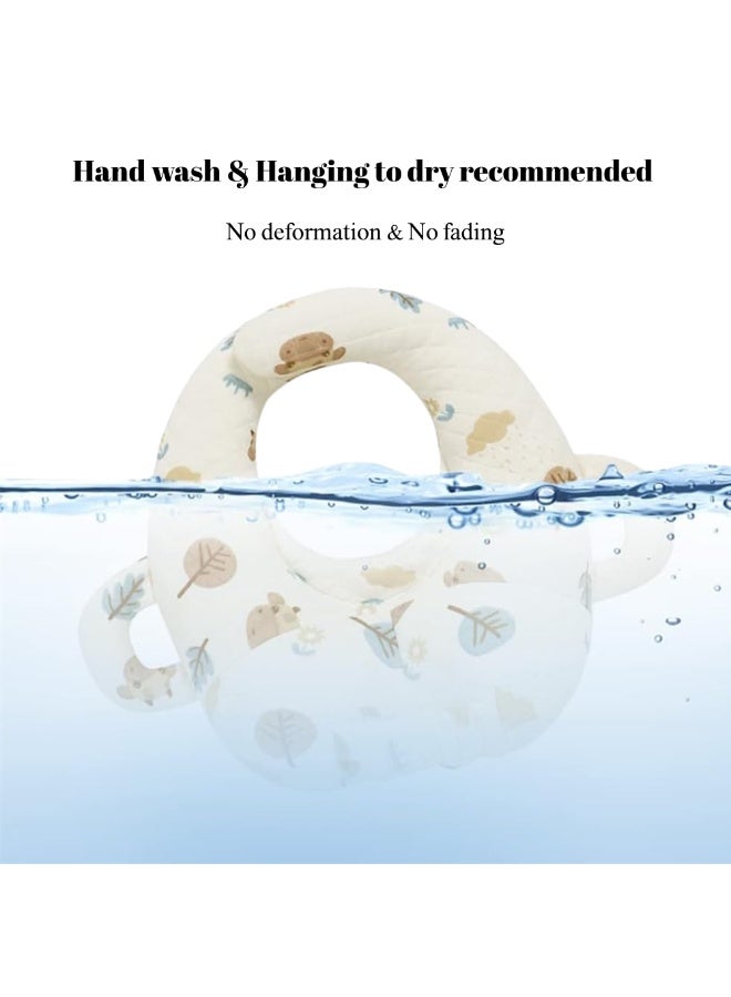 McDou Premium Baby Nursing Pillow - Cute Pattern Bottle Holder, Spill-Proof Nursing Pad, Portable Newborn Support - Enhances Feeding Experience and Baby Comfort - Image 5