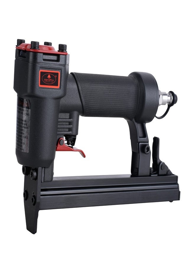 AEROPRO Tools 7116A 22 Gauge Air Stapler, 3/8 Inch Crown 1/4-Inch to 5/8-Inch Upholstery Stapler - Image 1