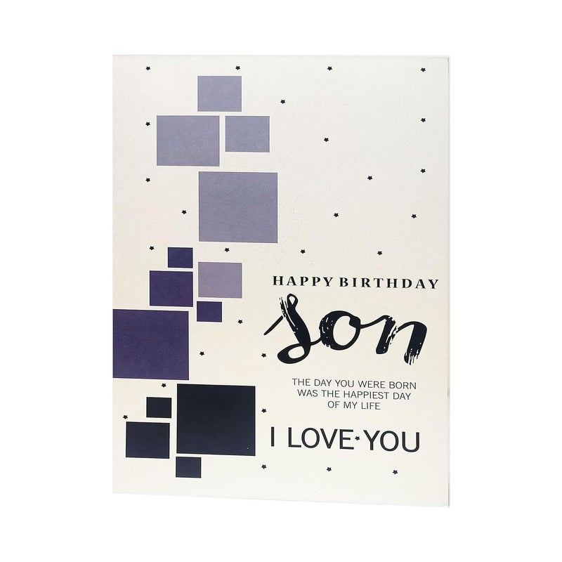 Northland Happy Birthday Son Greeting Card Gift Combo - Coffee Mug, World Best Son Trophy, Greeting Card - Birthday Gift for Son - Image 4