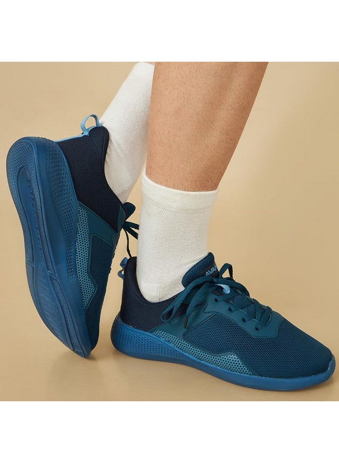 AVANT Men'S Glide Running Shoes With Bouncy Eva Outsole & Laces Blue, 10 Uk - Image 3