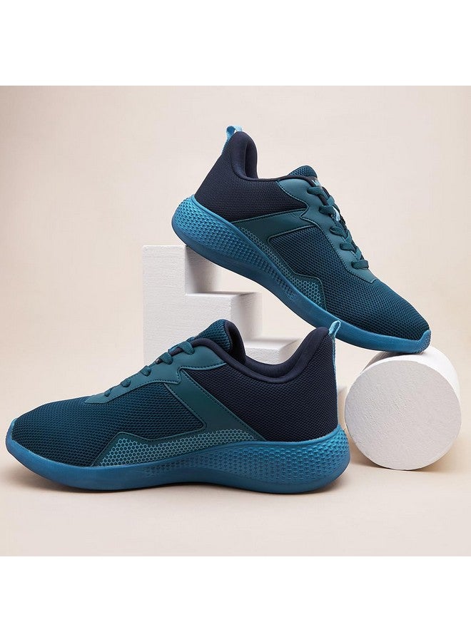 AVANT Men'S Glide Running Shoes With Bouncy Eva Outsole & Laces Blue, 10 Uk - Image 2