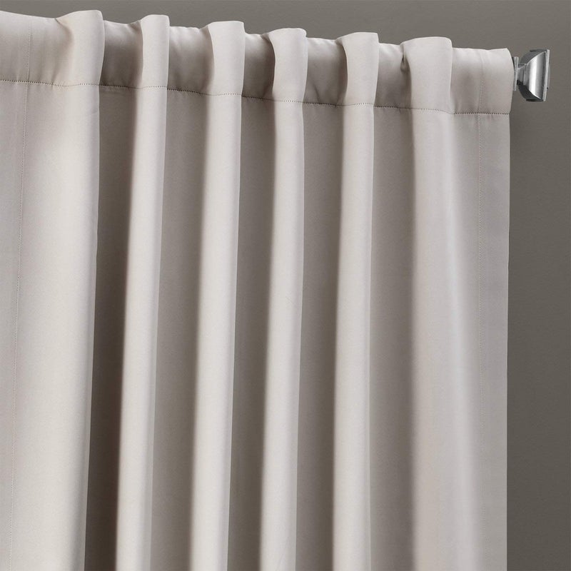 HPD Half Price Drapes Solid Room Darkening Curtains 50 X 120 (1 Panel), BOCH-171113-120, Alabaster Beige - Image 4