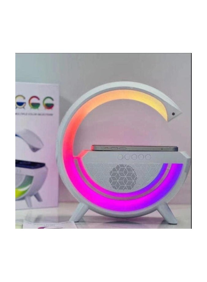 إضاءة LED ليلية كبيرة الحجم بالإضافة إلى الشحن اللاسلكي ومكبر صوت بلوتوث - Image 1