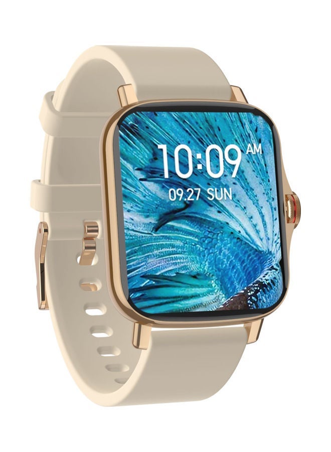 NIBEMINENT FM08 Bluetooth Smartwatch Gold - Image 1