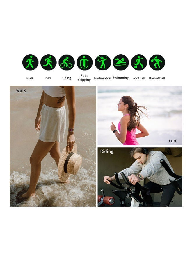 NIBEMINENT FM08 Bluetooth Smartwatch Gold - Image 5