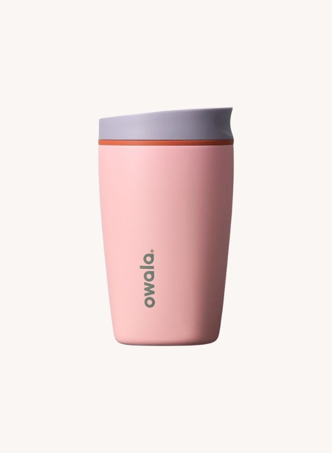 Owala SmoothSip Slider - Stainless Steel - 12-oz. - Sugar High, Pink - Image 1
