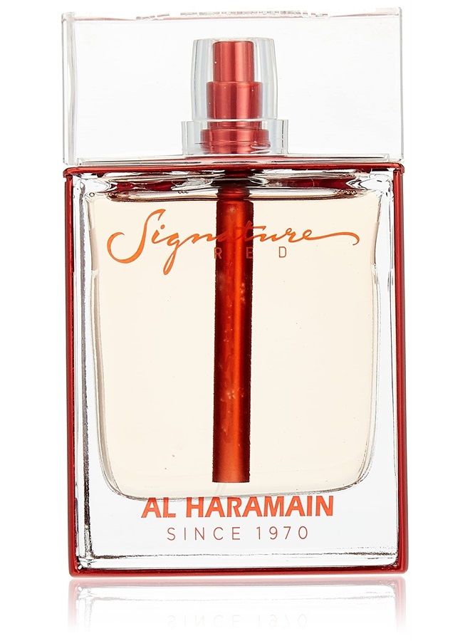 Al Haramain عطر سينيشر ريد بخاخ، 3.4 أونصة (يونيكس) - Image 1