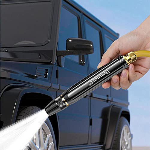 Bennort High Pressure Water Gun for Car Washer Bike Washing Cleaning, Water Spraying with Adjustable Sprayer and 1/2" Hose Clamp, Water Jet Spray Nozzle for Window, Watering Gardening, Bathing - Image 3