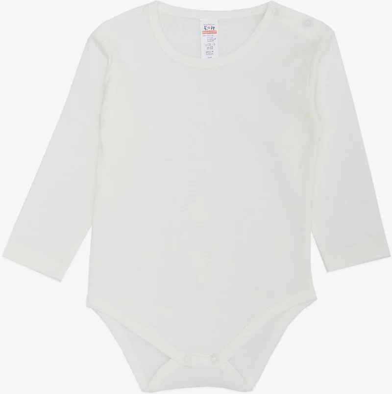 Breeze Baby Boy Bodysuit 3 Piece Set Travel Themed Car Embroidered 4 Months - 1 Year Old, Beige Melange