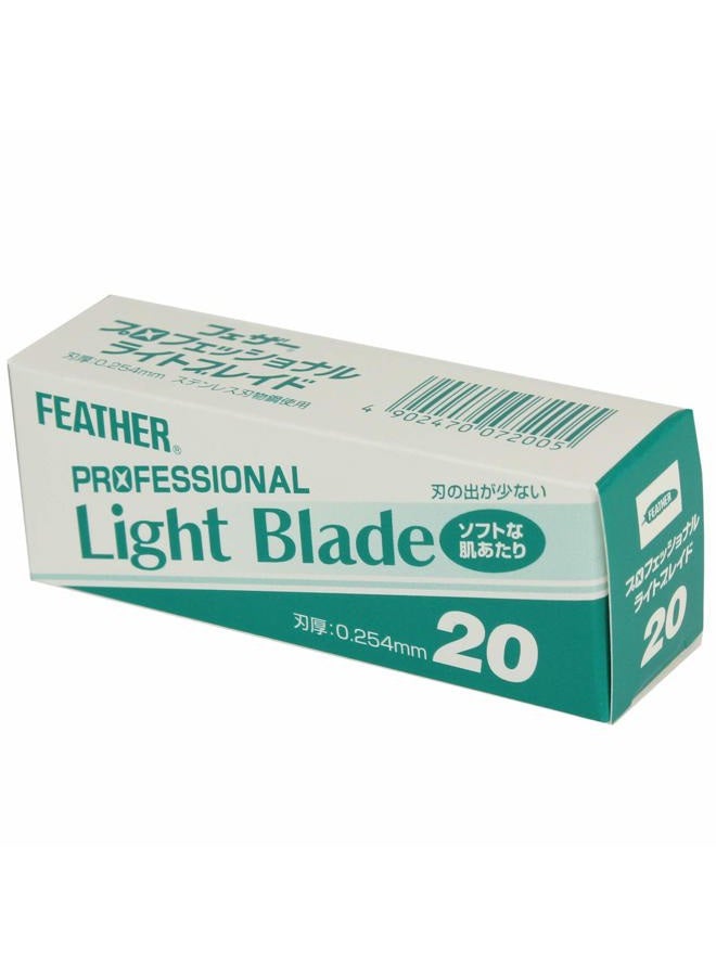 Feather Artist Club ProLight Razor Blades - (3 Pack of 20) - Single Straight Edge Razor Blade Refills for Shaving - For Men, Women, & Barbers - Image 5