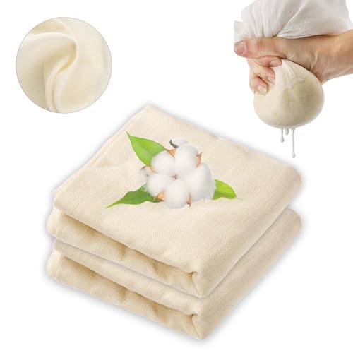 Hian 100% Muslin Cotton Cheese Cloth 2 Meter for Paneer, Cheese Making & Cooking – Food Grade Straining & Draining Cloth, Reusable & Durable Kitchen Fabric - Image 1