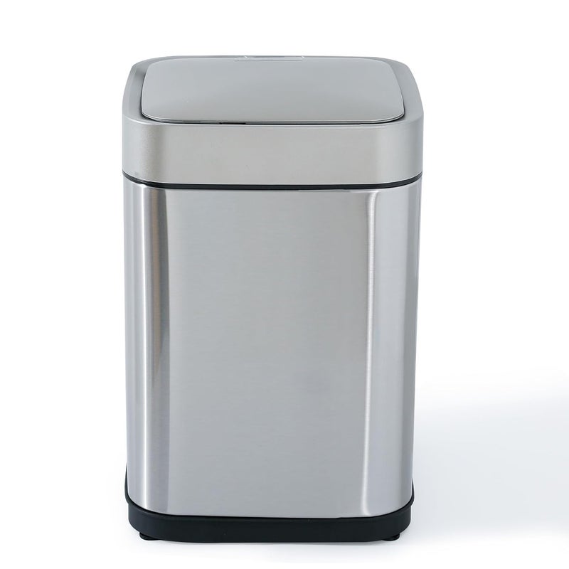 Homestic 10L Stainless Steel Automatic Touchless Motion Sensor Dustbin Quick Open Soft Close Lid Garbage Bin for Kitchen Bathroom Indoor Outdoor Trash Cana80 - Image 2