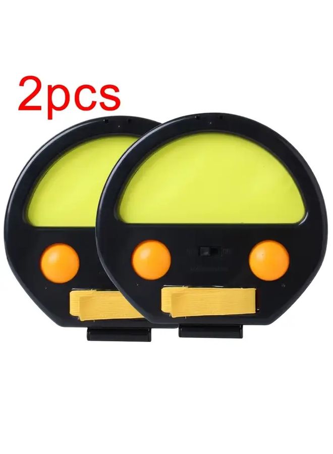 2 Pack Hand Toss Paddle Game Sports Catch Ball Set for Indoor Outdoor Play Adult Interactive Fitness Plastic Nylon Material No Electricity Needed Perfect Birthday Party Holiday Fun Black 2 Sets - Image 5