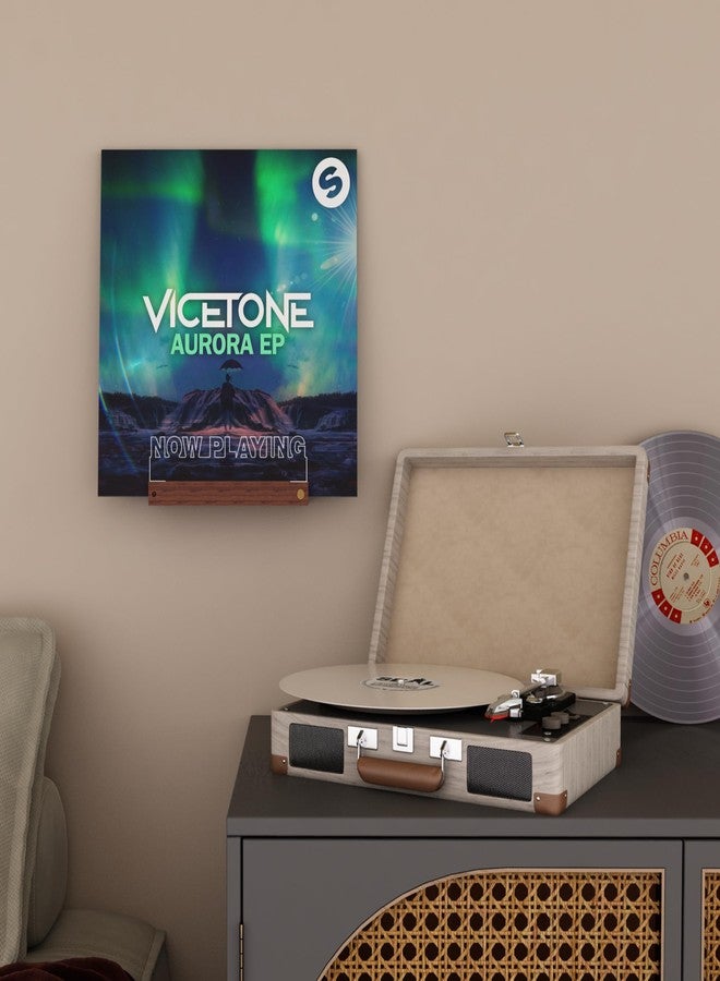 CoolGift Mart Light up Now Playing Vinyl Record Stand (Rectangular Wall Mount - 16 Color) - Image 4